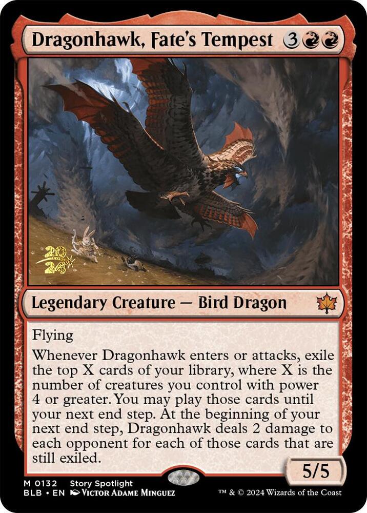 Dragonhawk, Fate's Tempest (132) [Prerelease Cards]