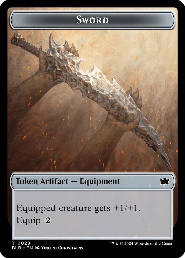 Sword Token (28) [Bloomburrow]