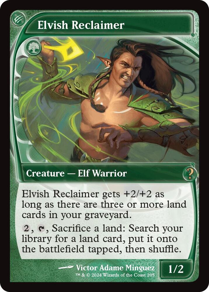 Elvish Reclaimer (Future Sight) (205) [Mystery Booster 2]