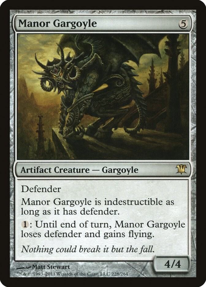 Manor Gargoyle (228) [Innistrad]