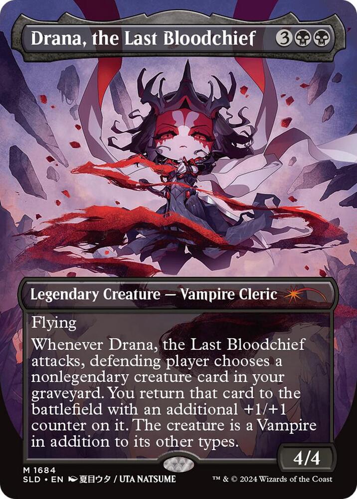 Drana, the Last Bloodchief (Rainbow Foil) (1684) [Secret Lair Drop]