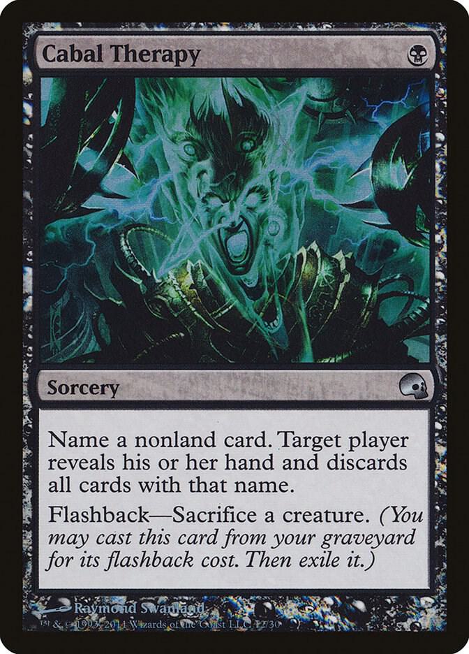 Cabal Therapy (12) [Premium Deck Series: Graveborn]