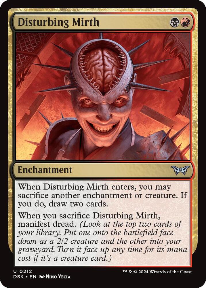 Disturbing Mirth (212) [Duskmourn: House of Horror]