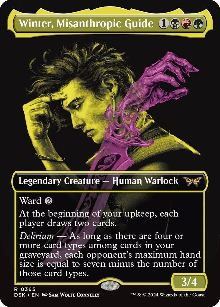 Winter, Misanthropic Guide (Showcase) (365) [Duskmourn: House of Horror]