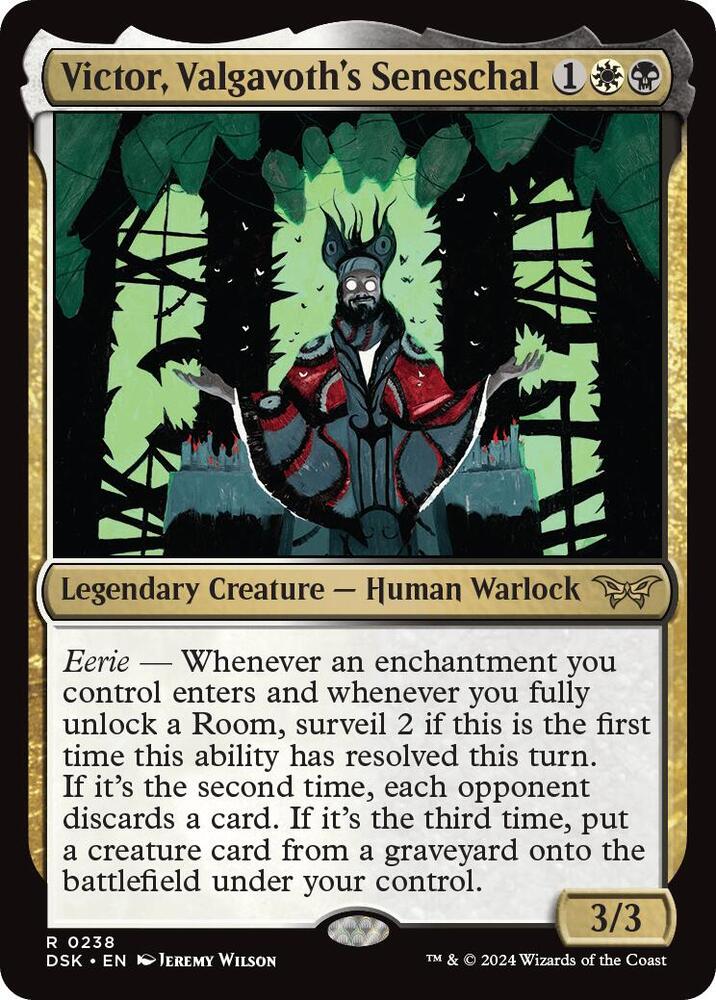 Victor, Valgavoth's Seneschal (238) [Duskmourn: House of Horror]