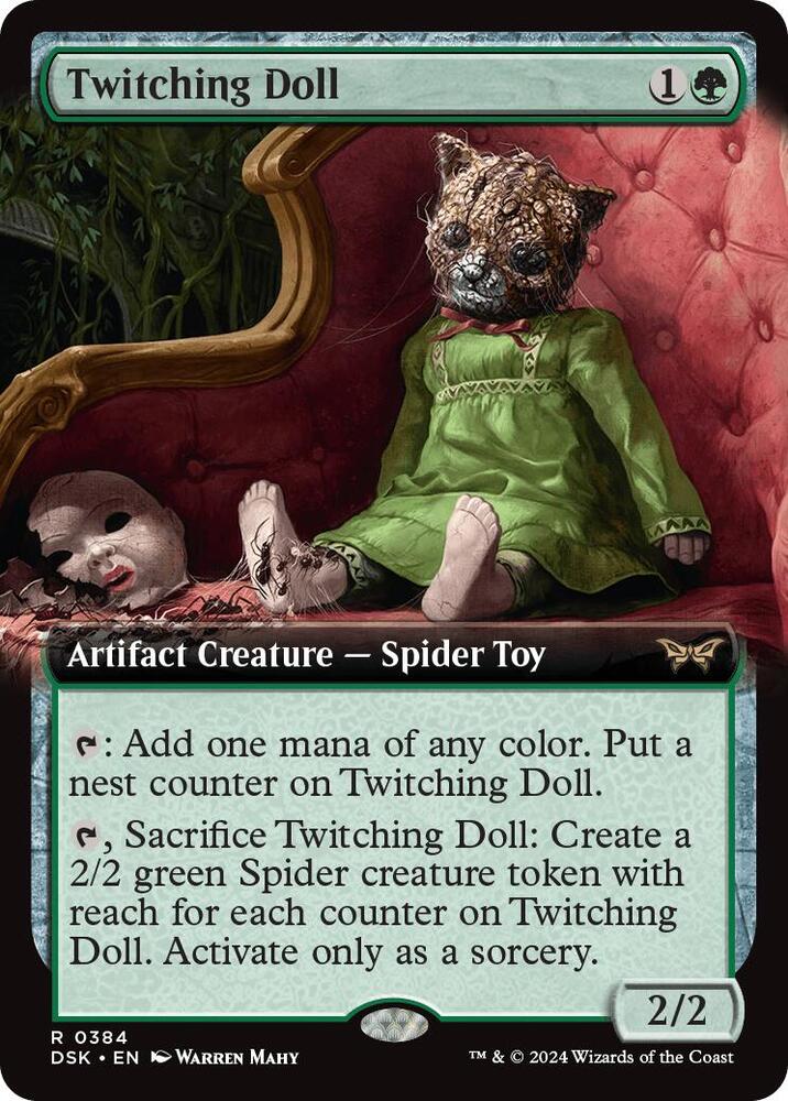 Twitching Doll (Extended Art) (384) [Duskmourn: House of Horror]