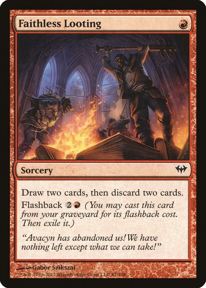 Faithless Looting (87) [Dark Ascension]