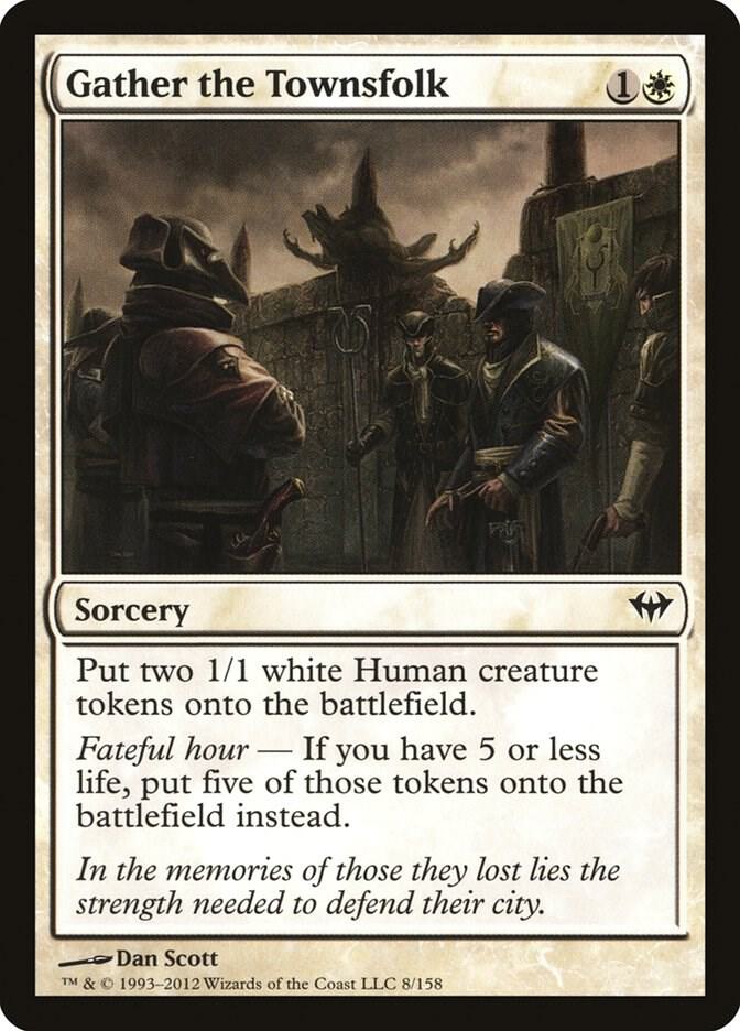 Gather the Townsfolk (8) [Dark Ascension]