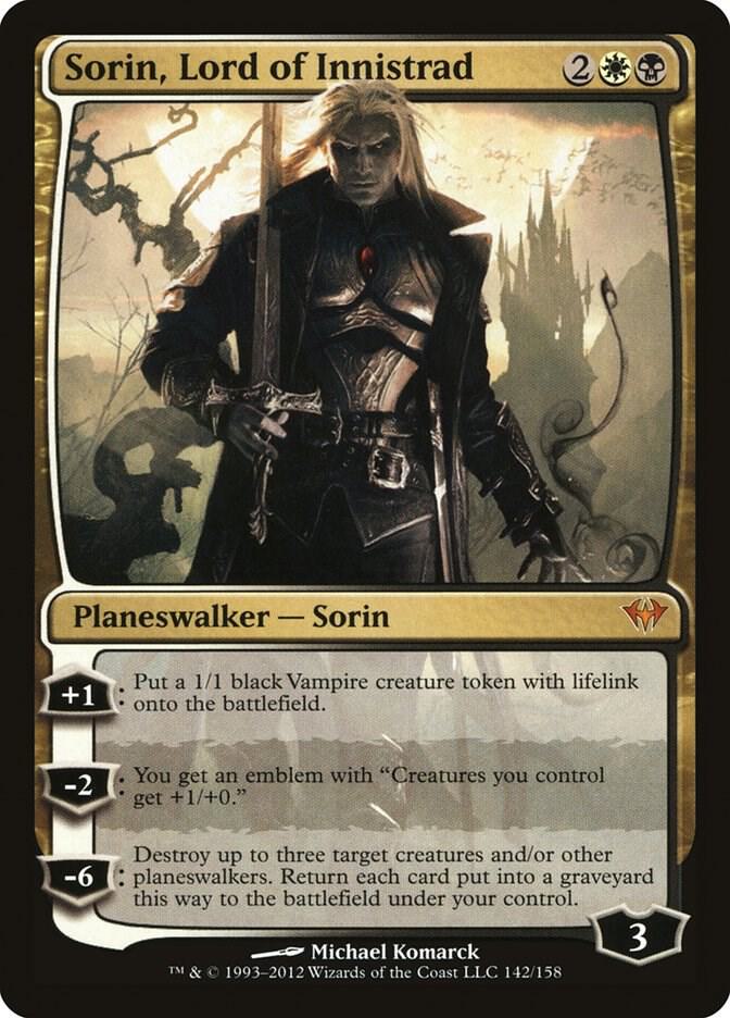 Sorin, Lord of Innistrad (142) [Dark Ascension]