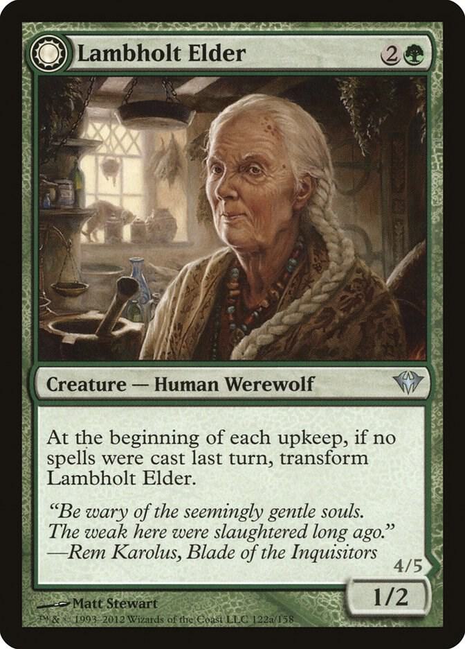 Lambholt Elder (122) [Dark Ascension]