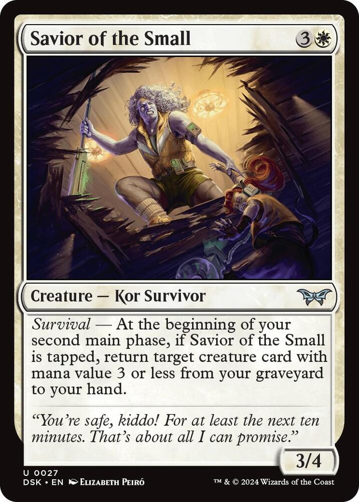 Savior of the Small (27) [Duskmourn: House of Horror]