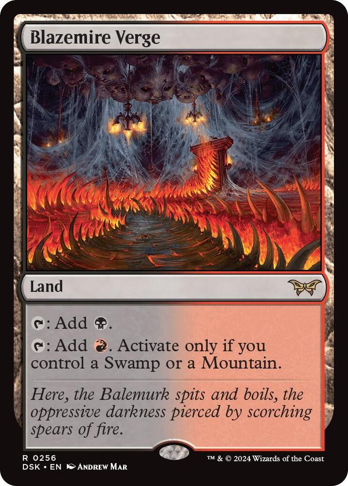 Blazemire Verge (256) [Duskmourn: House of Horror]