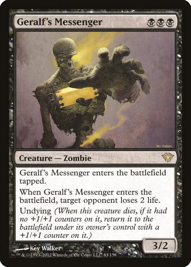 Geralf's Messenger (63) [Dark Ascension]