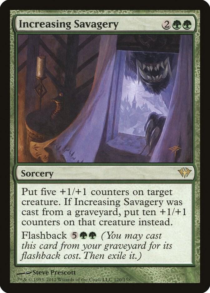 Increasing Savagery (120) [Dark Ascension]