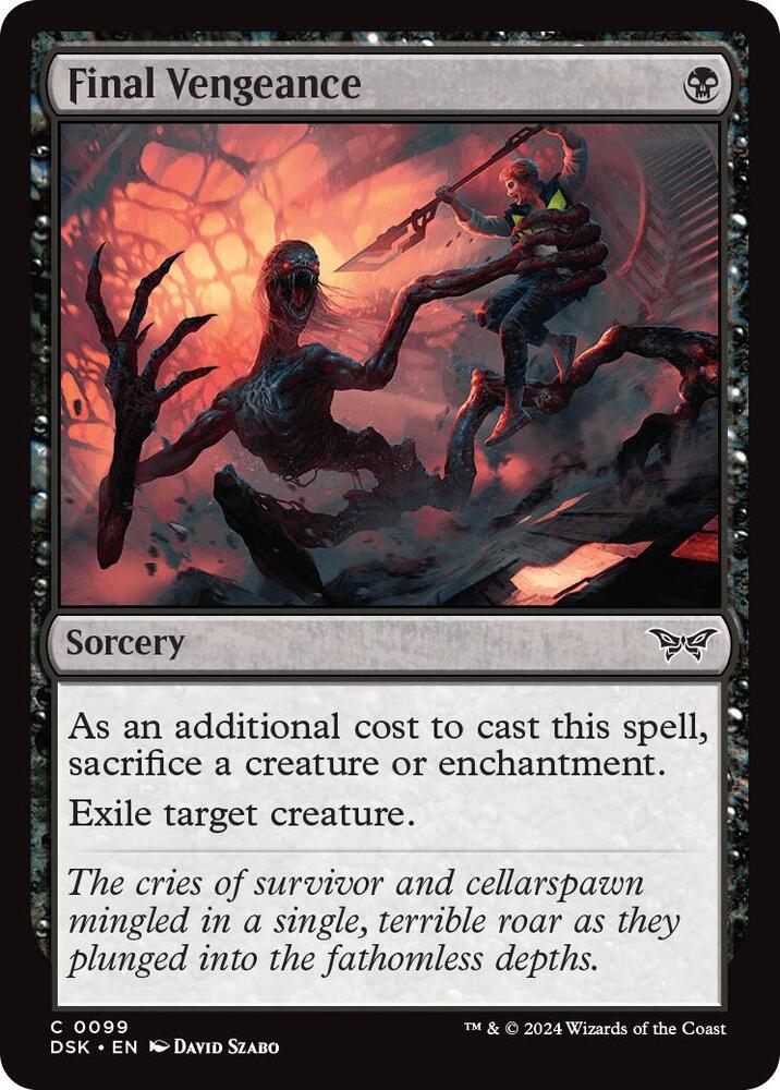 Final Vengeance (99) [Duskmourn: House of Horror]