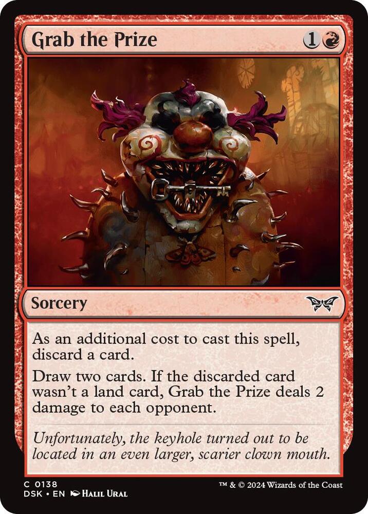 Grab the Prize (138) [Duskmourn: House of Horror]