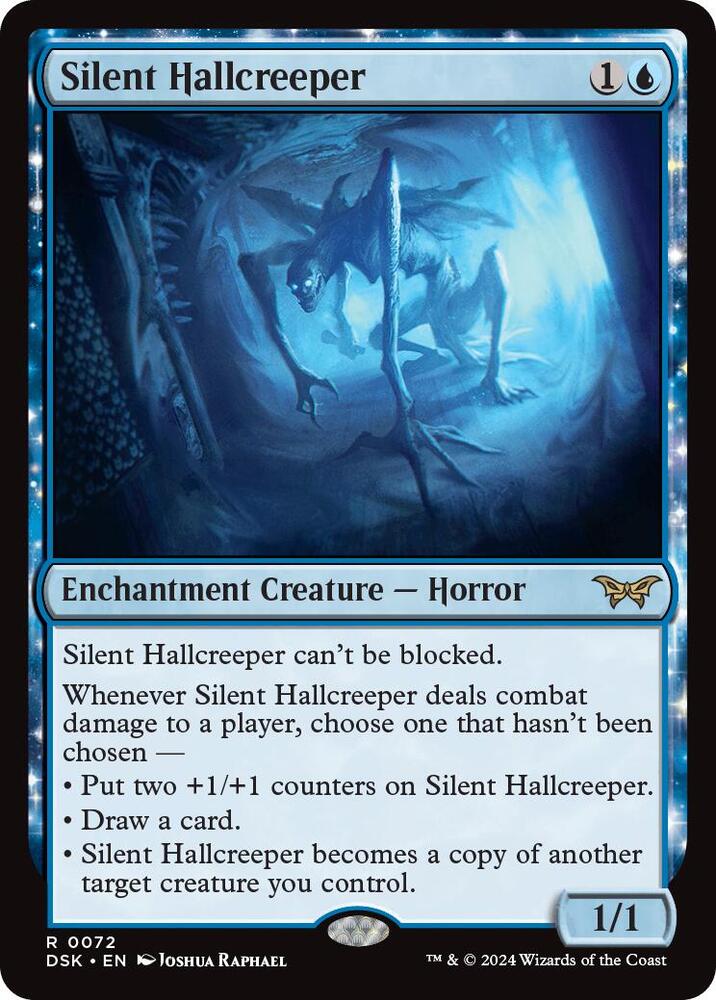 Silent Hallcreeper (72) [Duskmourn: House of Horror]