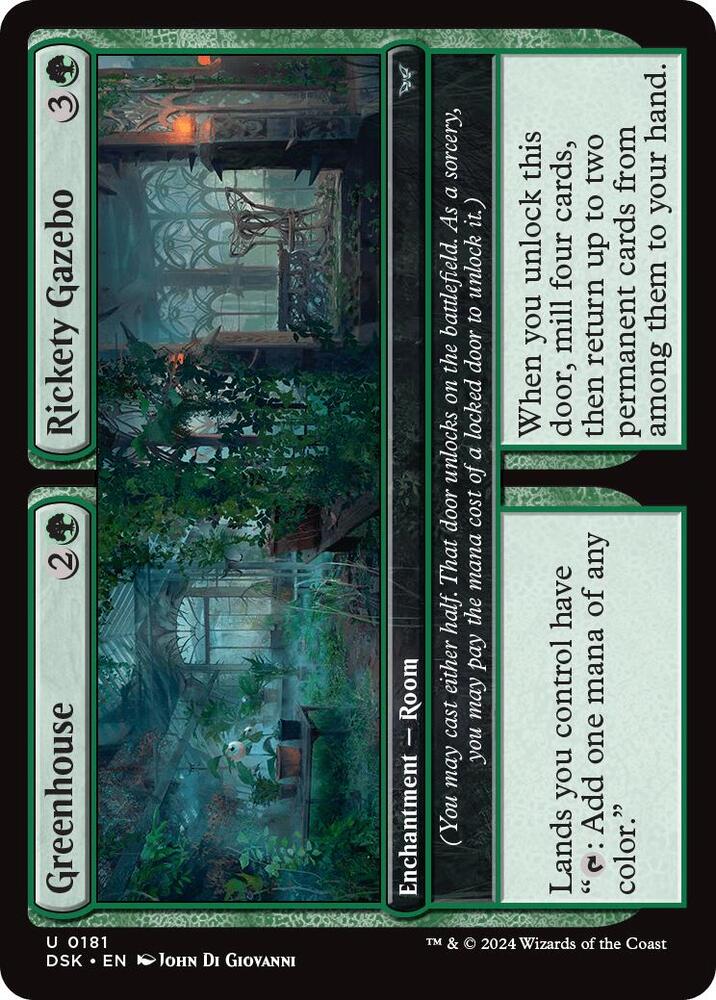 Greenhouse // Rickety Gazebo (181) [Duskmourn: House of Horror]