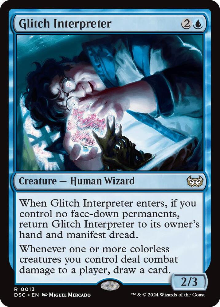 Glitch Interpreter (13) [Duskmourn: House of Horror Commander]