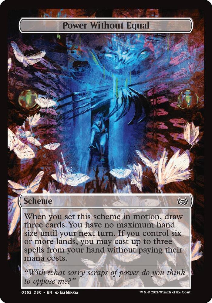 Power Without Equal (Full Art) (352) [Archenemy: Duskmourn]