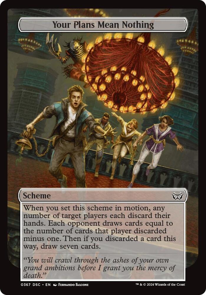 Your Plans Mean Nothing (Full Art) (367) [Archenemy: Duskmourn]