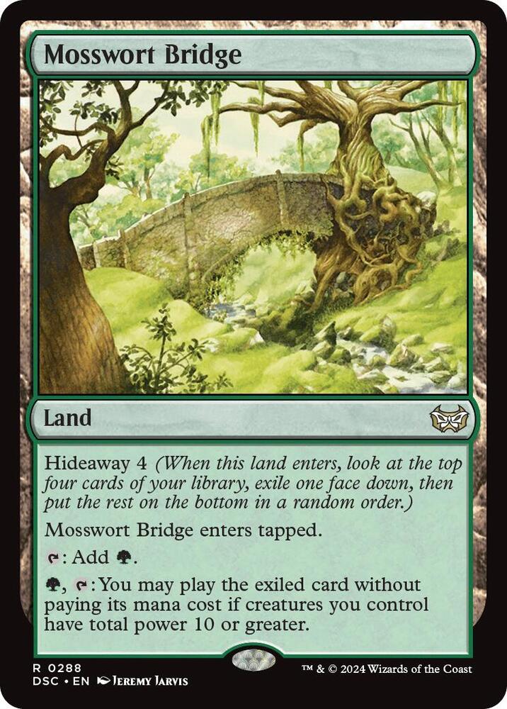 Mosswort Bridge (288) [Duskmourn: House of Horror Commander]