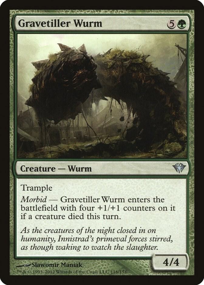 Gravetiller Wurm (116) [Dark Ascension]