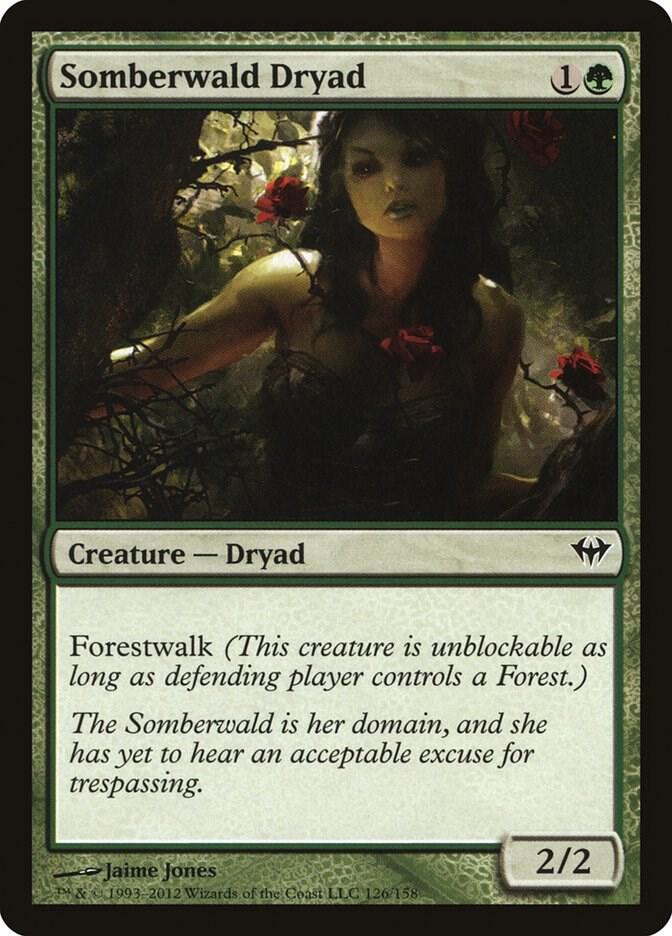Somberwald Dryad (126) [Dark Ascension]
