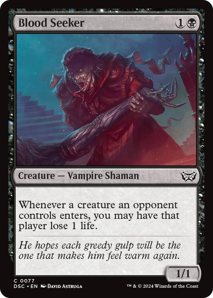 Blood Seeker (77) [Duskmourn: House of Horror Commander]