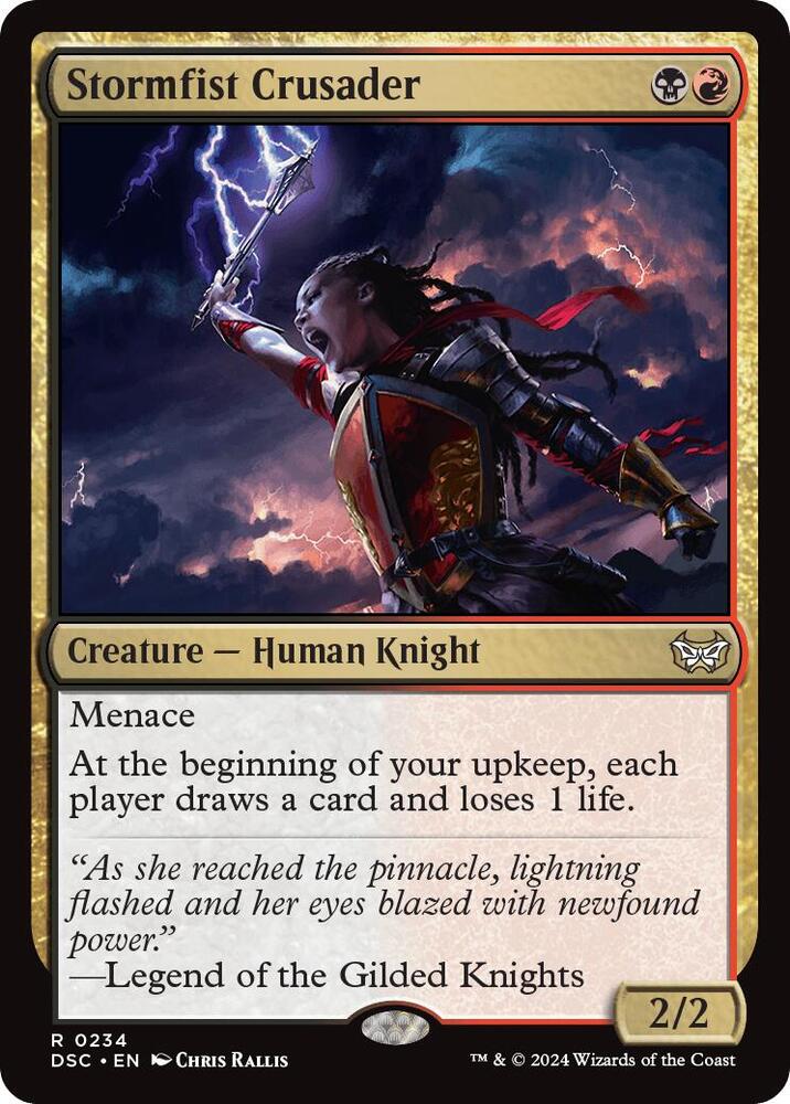 Stormfist Crusader (234) [Duskmourn: House of Horror Commander]