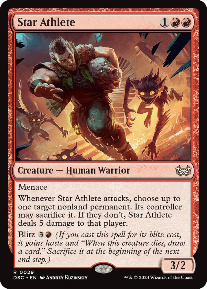 Star Athlete (29) [Duskmourn: House of Horror Commander]