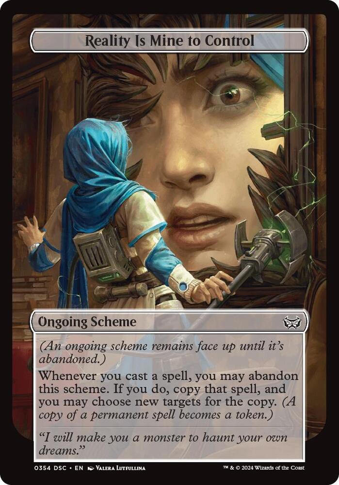 Reality Is Mine to Control (Full Art) (354) [Archenemy: Duskmourn]