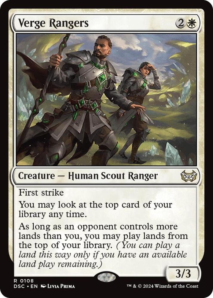 Verge Rangers (108) [Duskmourn: House of Horror Commander]