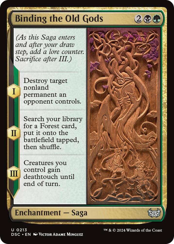Binding the Old Gods (213) [Duskmourn: House of Horror Commander]