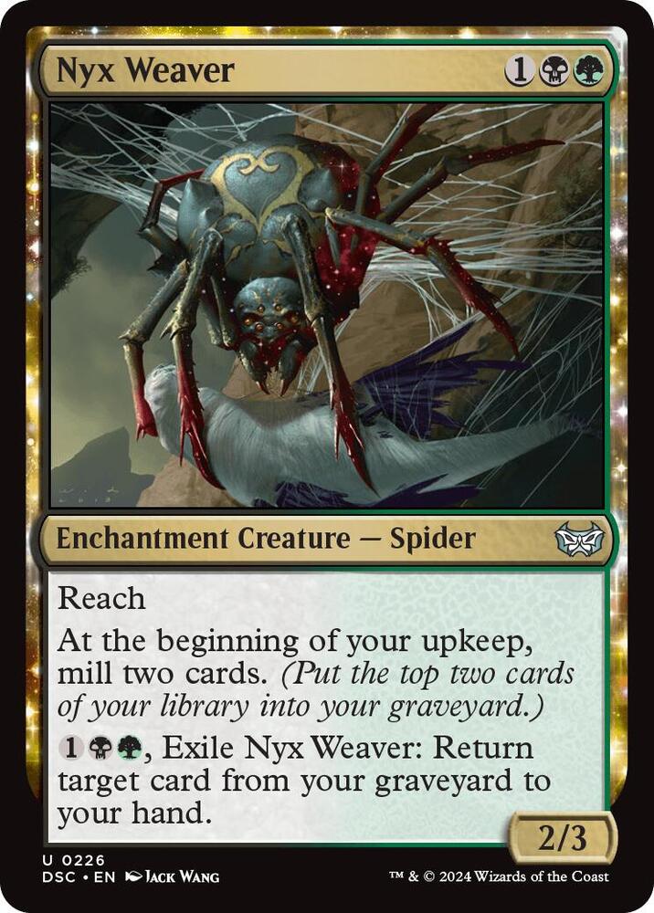 Nyx Weaver (226) [Duskmourn: House of Horror Commander]