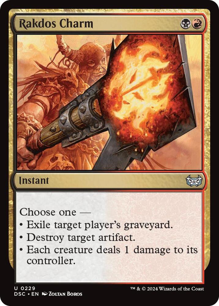 Rakdos Charm (229) [Duskmourn: House of Horror Commander]