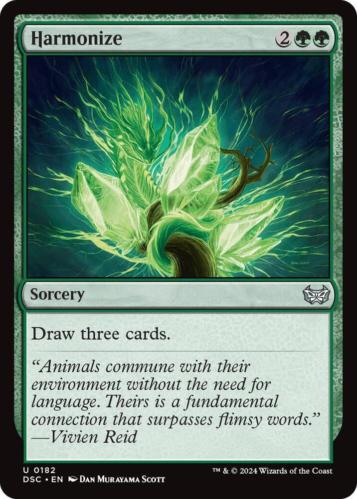Harmonize (182) [Duskmourn: House of Horror Commander]