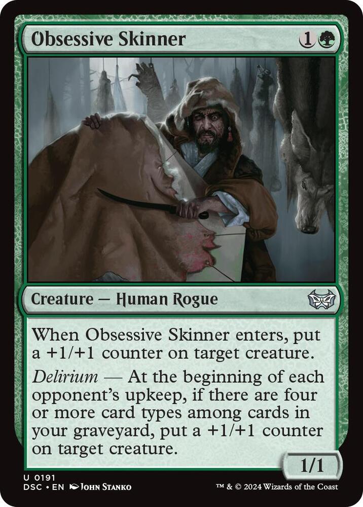 Obsessive Skinner (191) [Duskmourn: House of Horror Commander]
