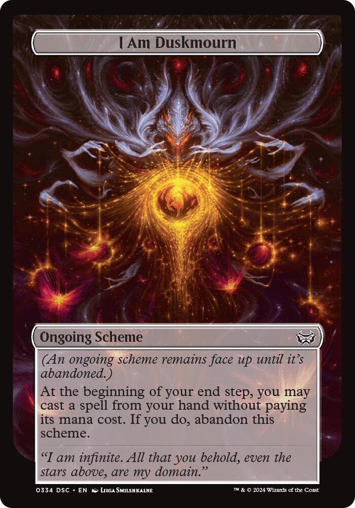 I Am Duskmourn (Full Art) (334) [Archenemy: Duskmourn]