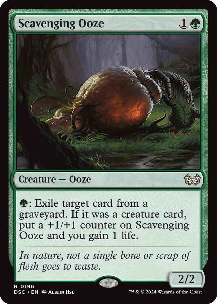 Scavenging Ooze (196) [Duskmourn: House of Horror Commander]