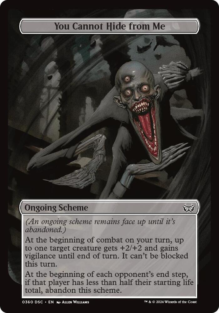 You Cannot Hide from Me (Full Art) (360) [Archenemy: Duskmourn]