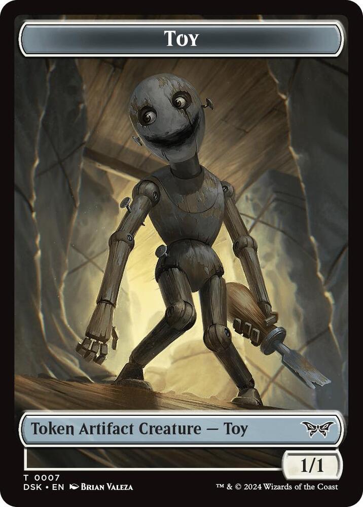 Toy // Spider Double-Sided Token (7 // 12) [Duskmourn: House of Horror]