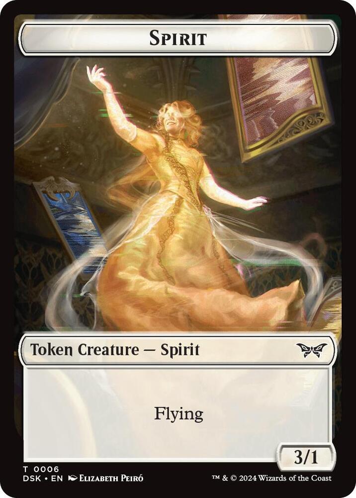 Spirit (0006) Token [Duskmourn: House of Horror]