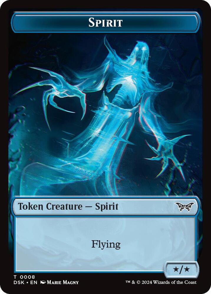 Spirit (0008) Token [Duskmourn: House of Horror]