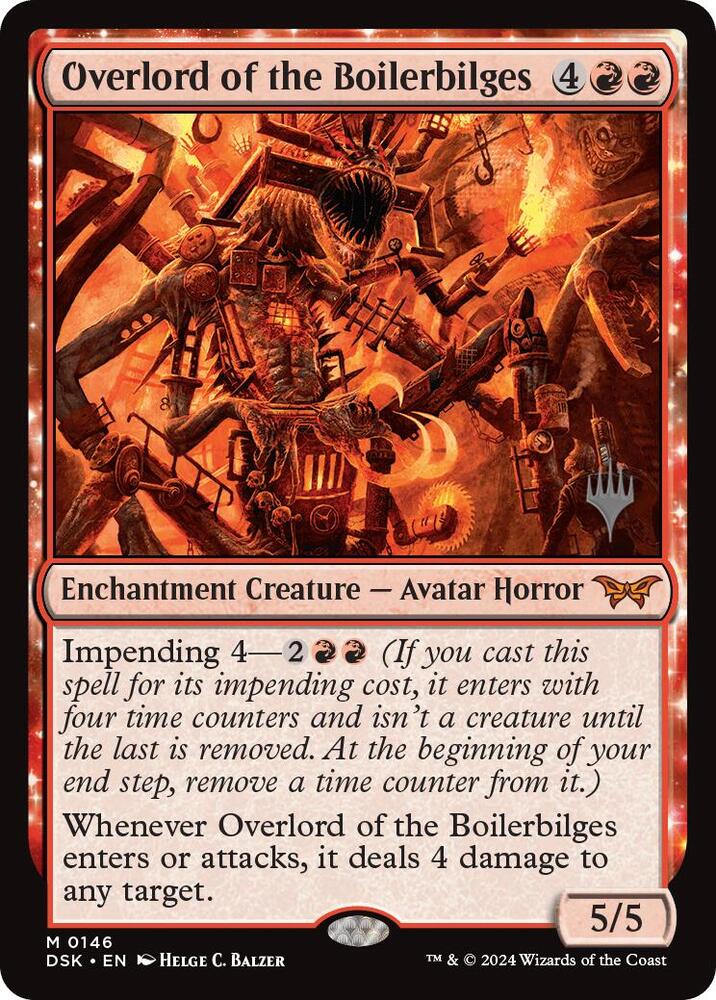 Overlord of the Boilerbilges (146) [Duskmourn: House of Horror Promos]