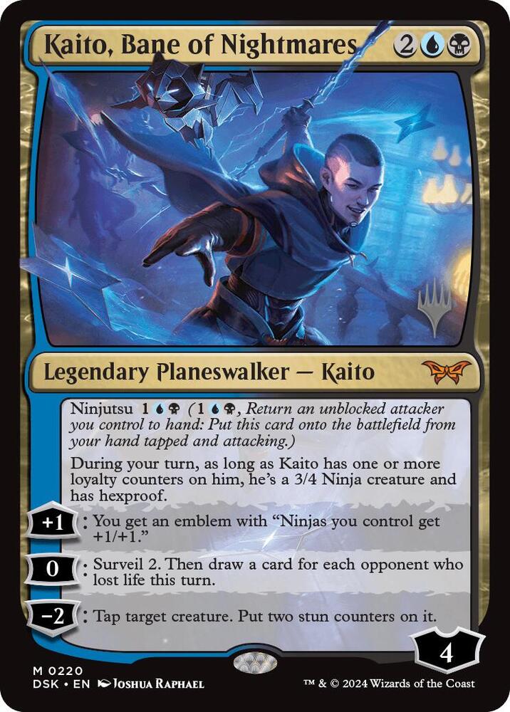 Kaito, Bane of Nightmares (220) [Duskmourn: House of Horror Promos]