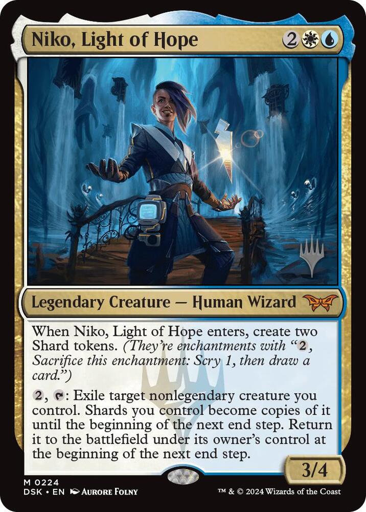 Niko, Light of Hope (224) [Duskmourn: House of Horror Promos]