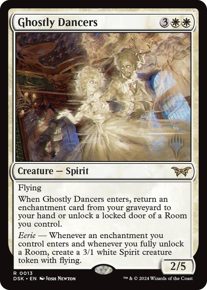 Ghostly Dancers (13) [Duskmourn: House of Horror Promos]