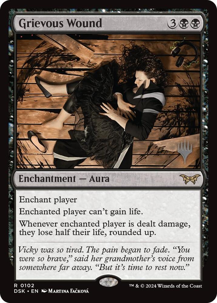 Grievous Wound (102) [Duskmourn: House of Horror Promos]