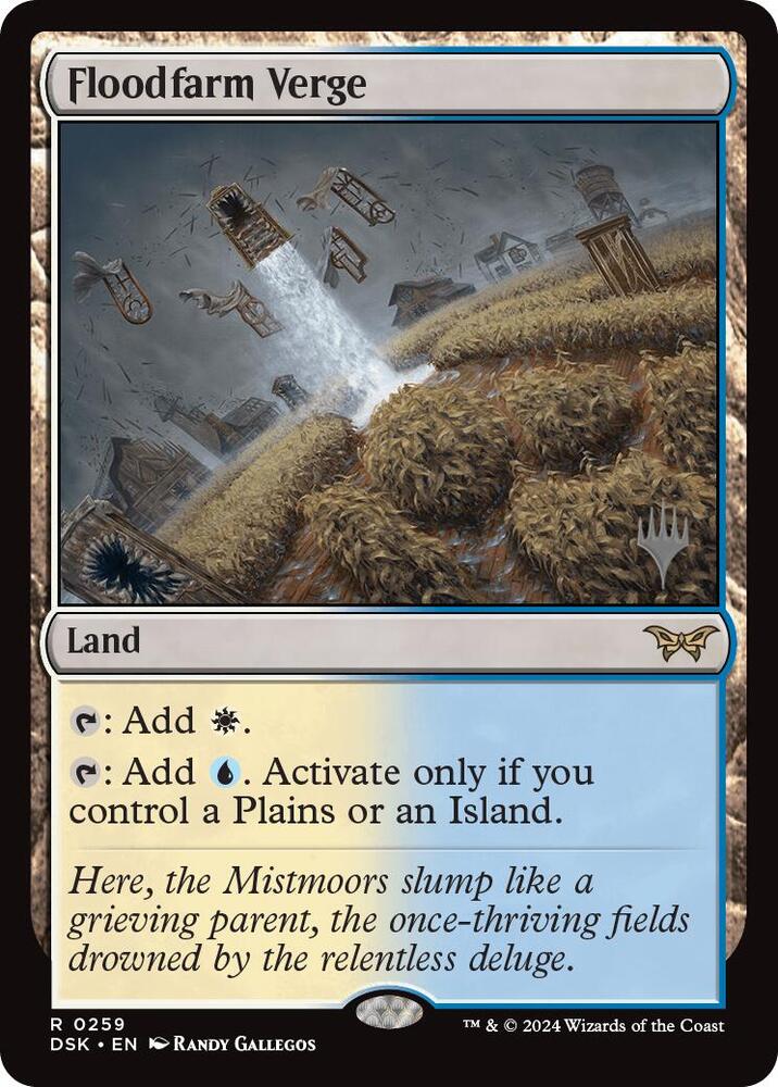 Floodfarm Verge (259) [Duskmourn: House of Horror Promos]
